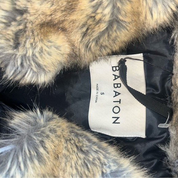 Babaton jacket black parka size smalll - Picture 5 of 6